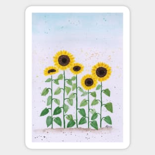 Bright Sunflower Family Sticker